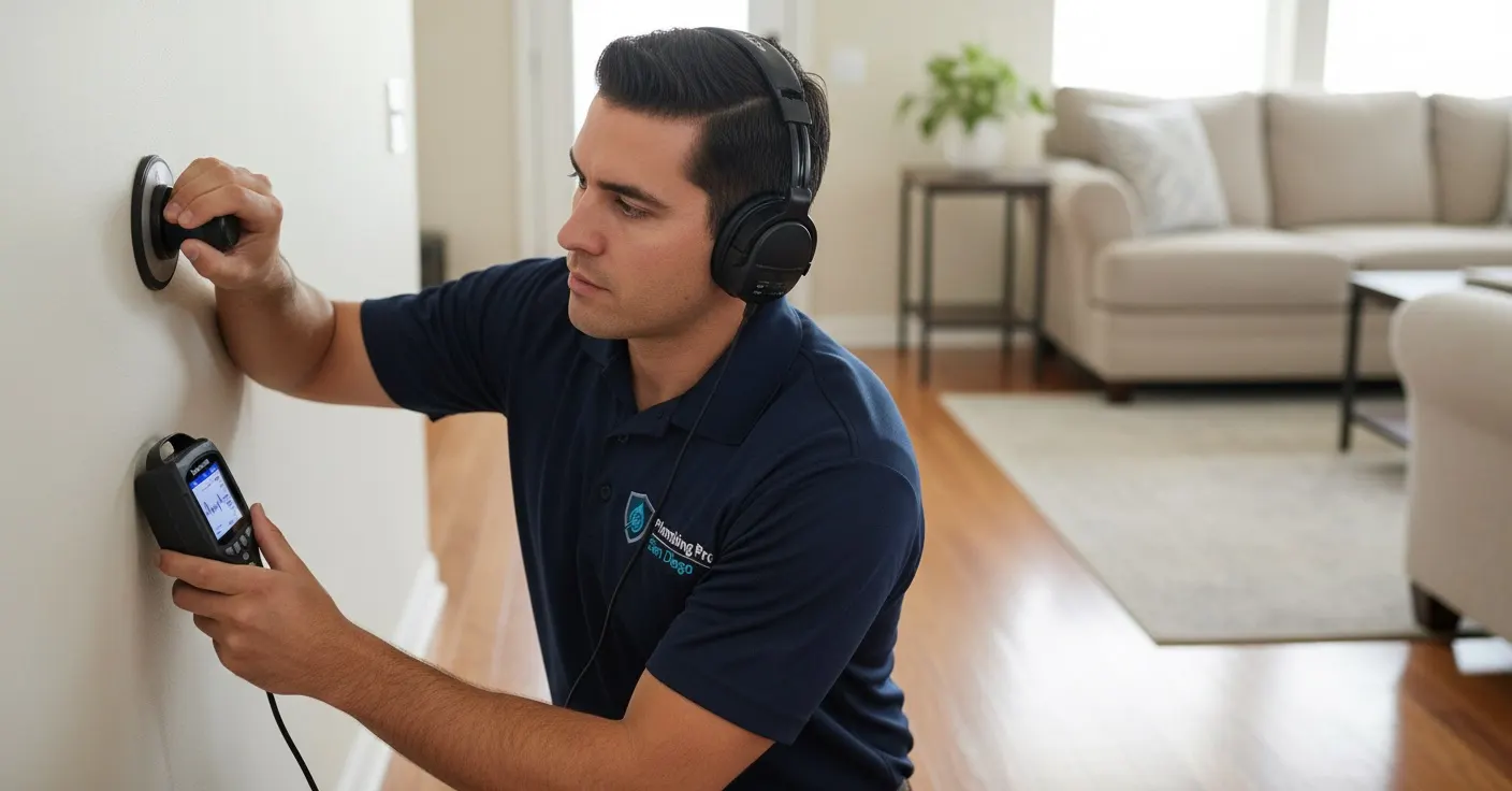 How leak detection works on a San Diego house in San Diego